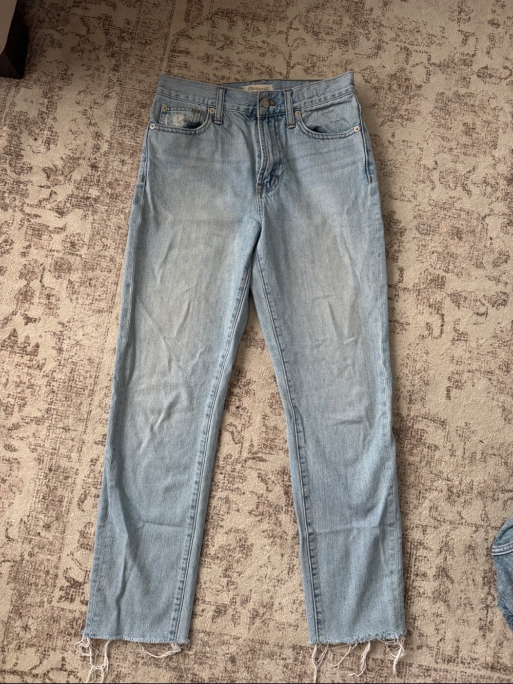 Madewell Light Blue Cropped Ankle Jeans